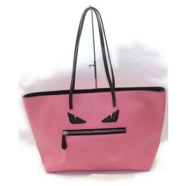 Indistinguishable  Fendi Tote Bag Monster Line Tote Pink PVC (SHC7-11039)