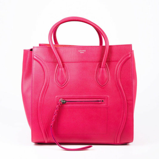 Celine Phantom Medium Pink Leather Tote Bag