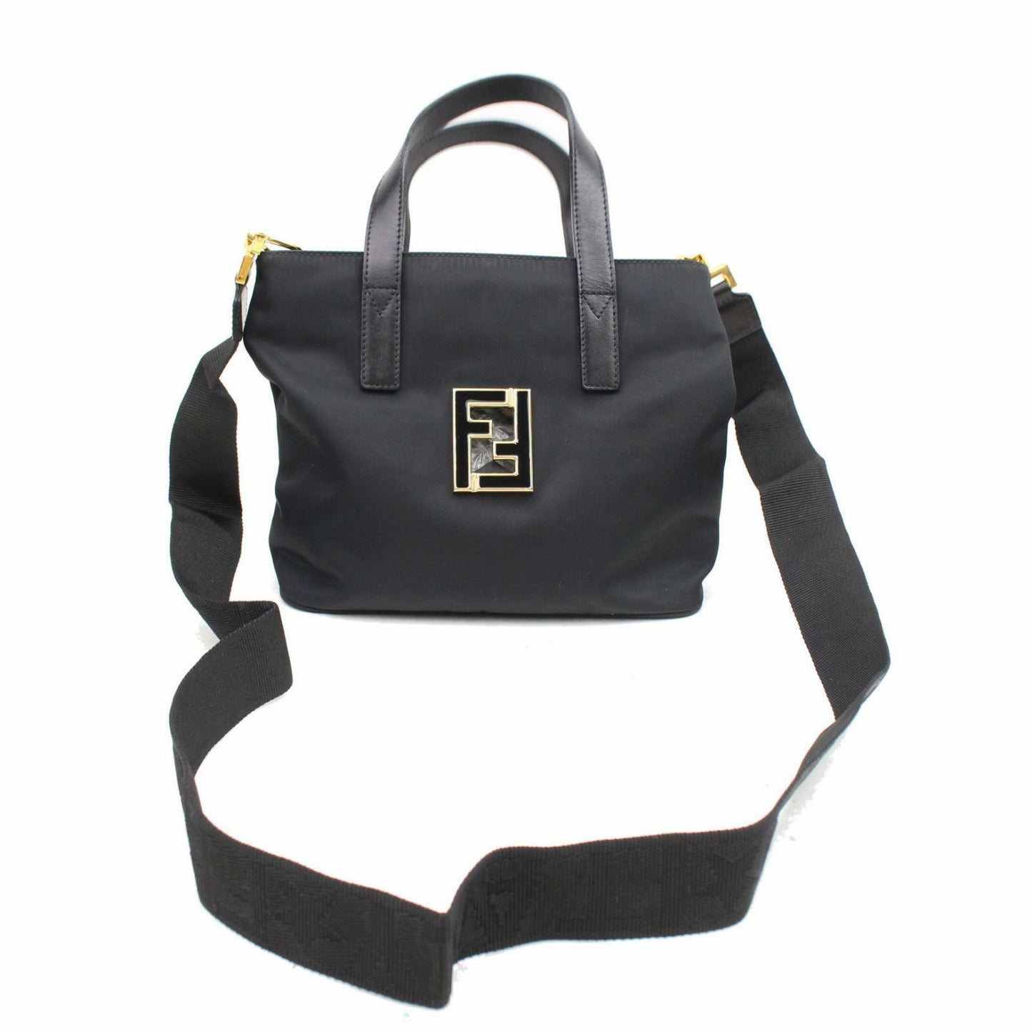 Indistinguishable  Fendi Tote Bag Black Nylon (SHC1-14859)