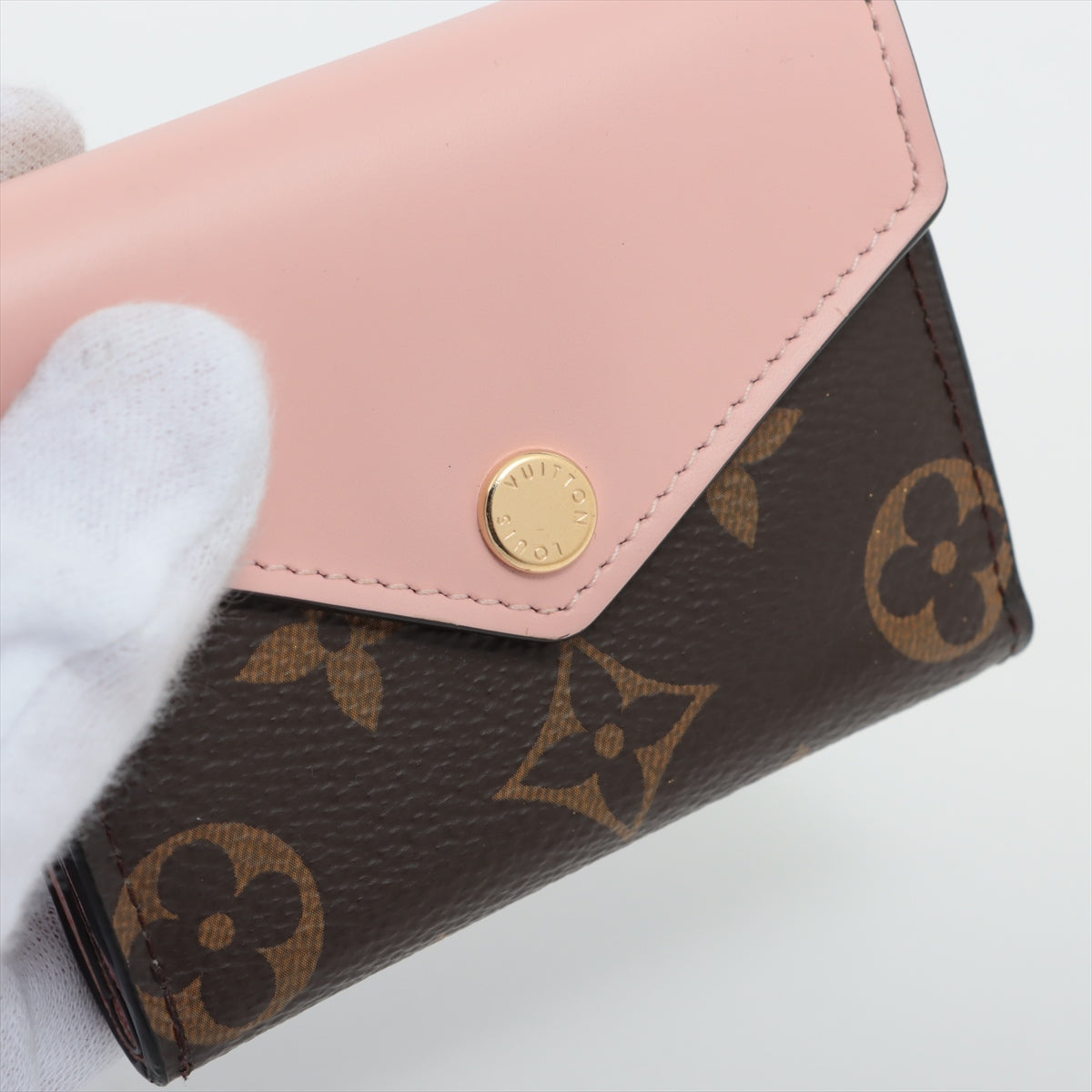 Louis Vuitton Monogram Zoé Wallet Rose Ballerine