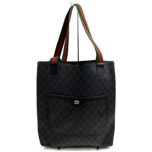 Brand Inspired Gucci Tote Bag Black PVC (SHC7-10056)