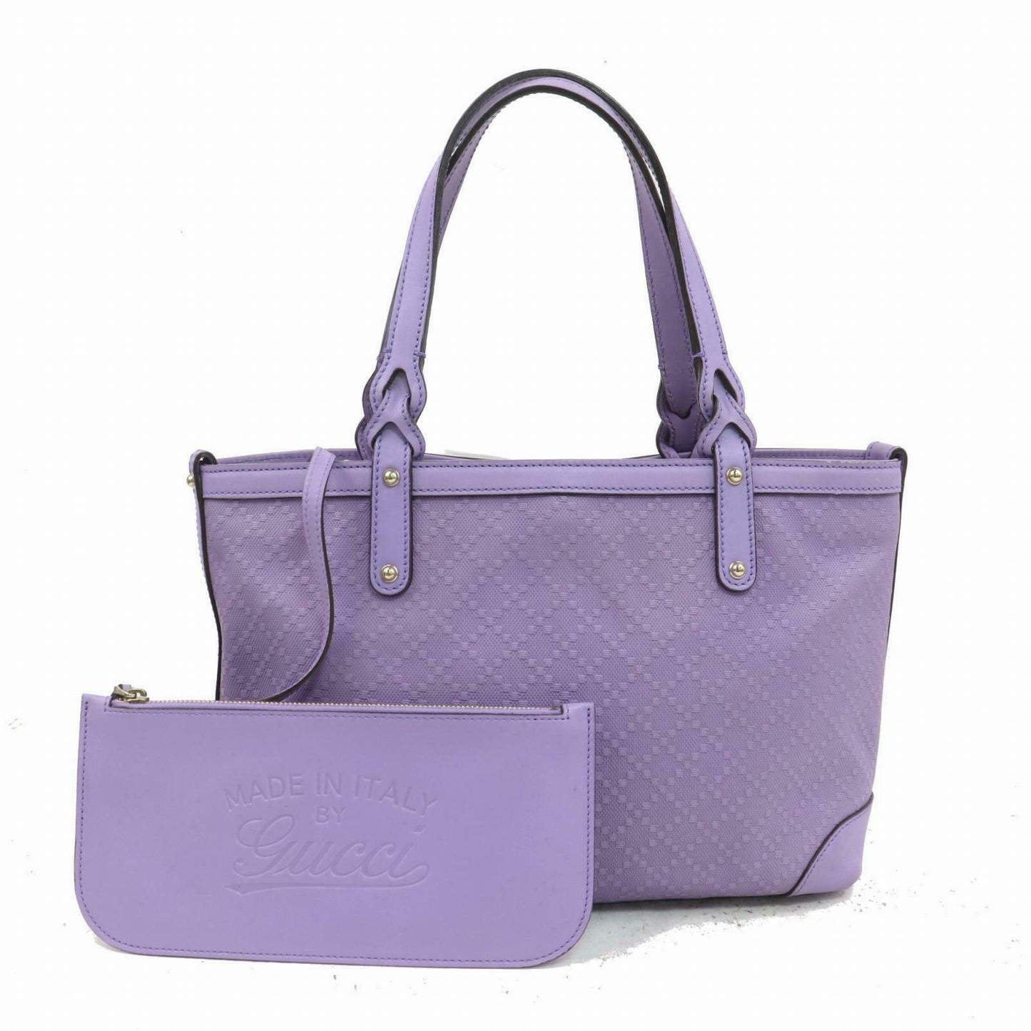 Brand Inspired Gucci Tote Bag Diamante Purple PVC (SHC7-10280)