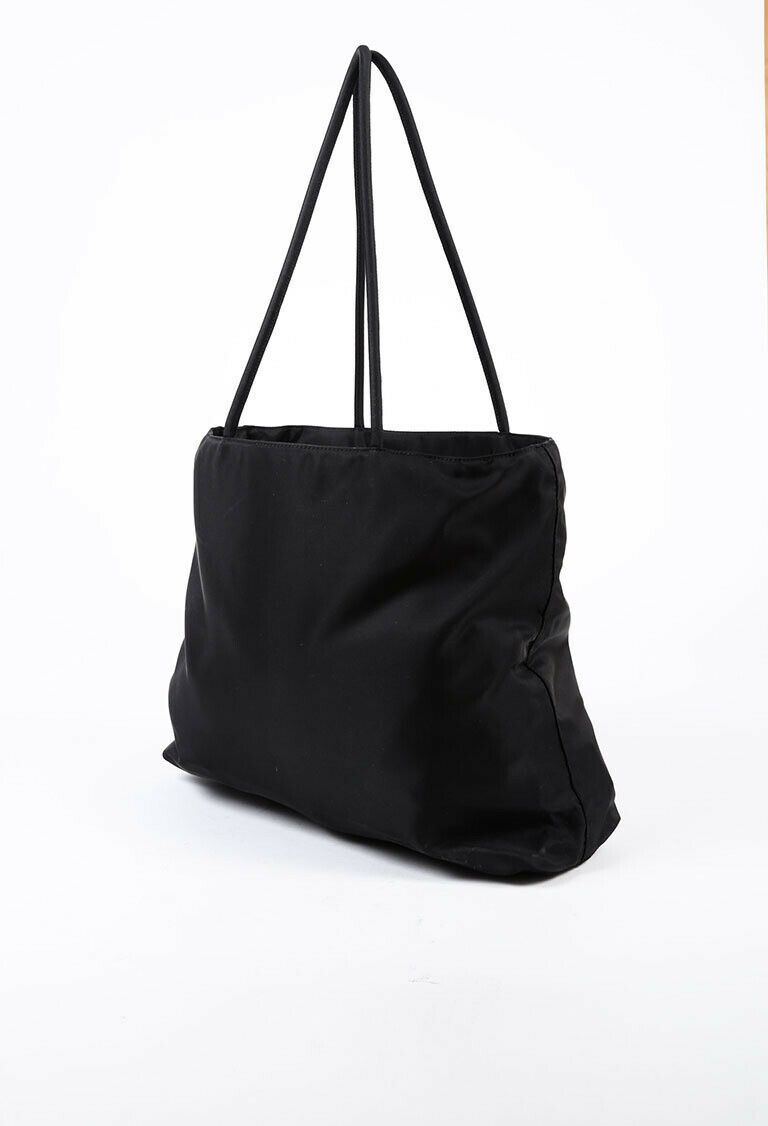 Prada Tote Bag Black Nylon Logo