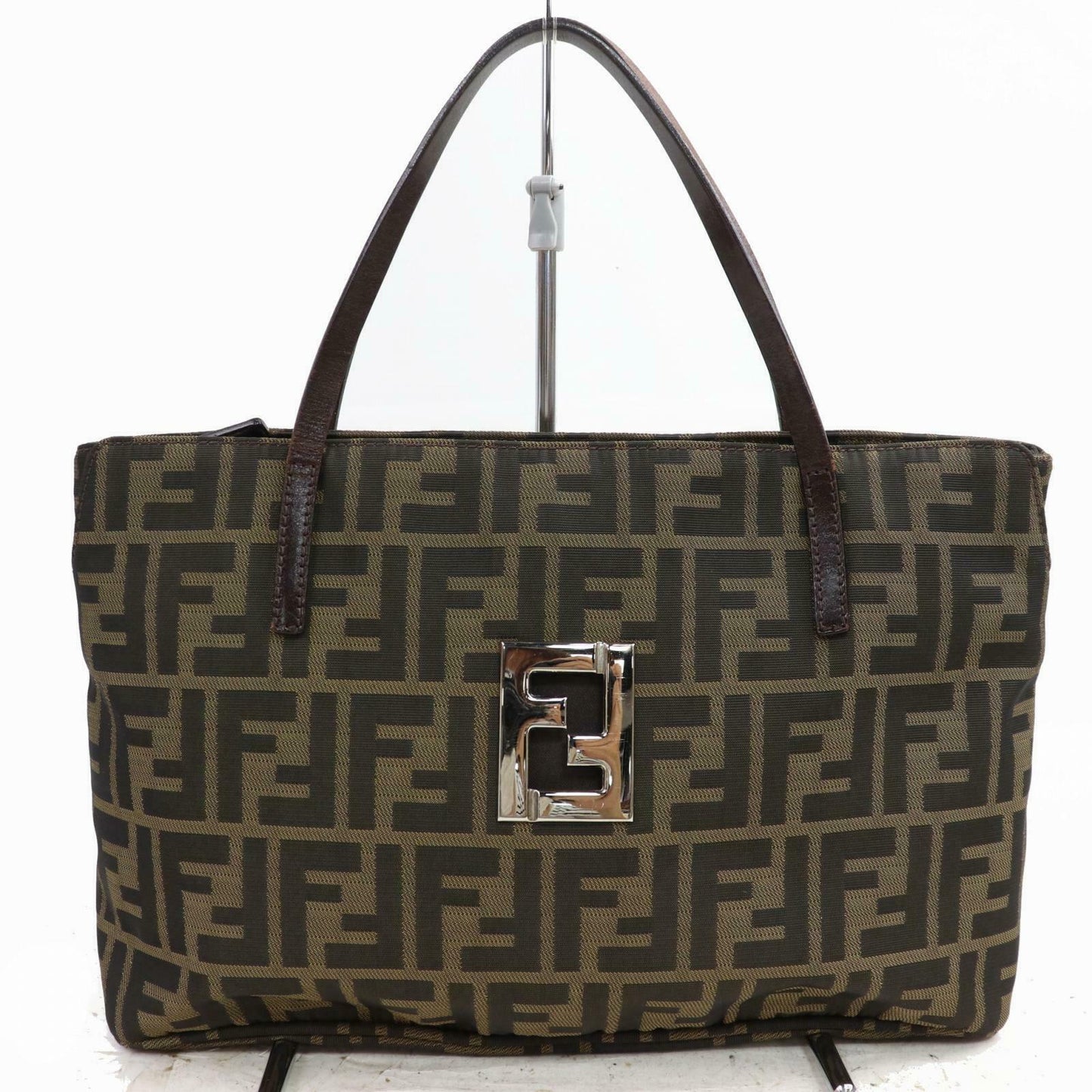 Indistinguishable  Fendi Tote Bag Brown Canvas