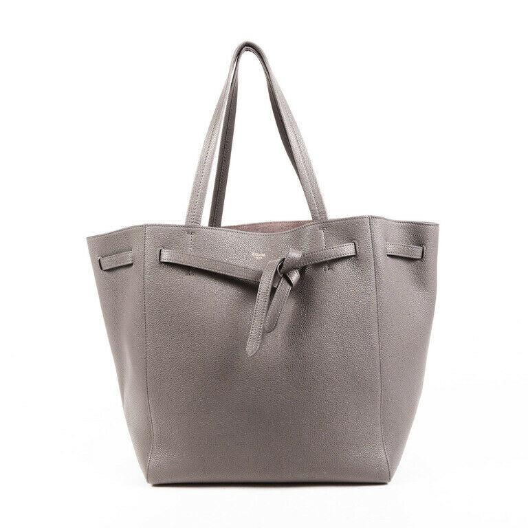 Celine Tote Bag Small Gray Cabas Phantom