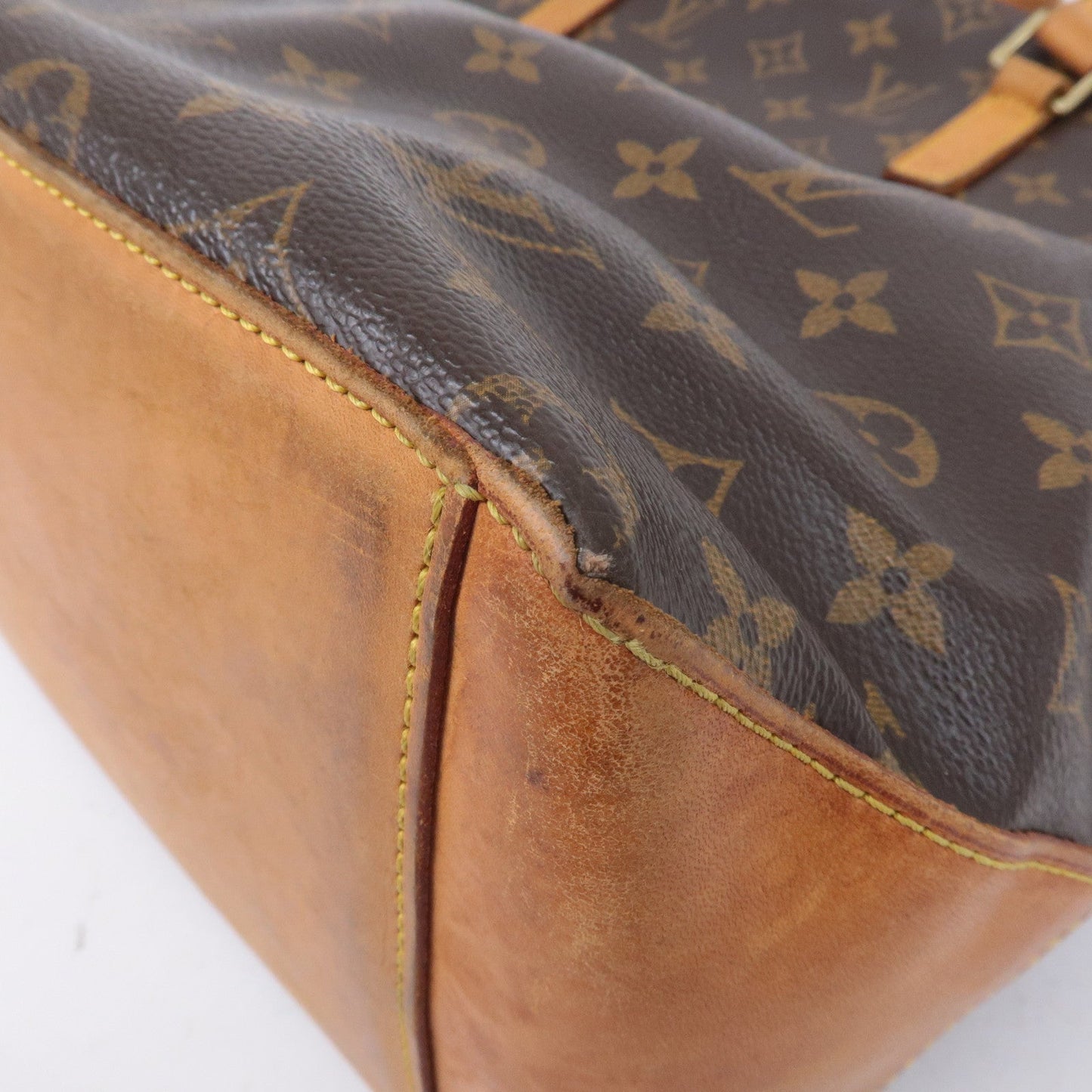 Louis Vuitton Monogram Cabas Mezzo Tote Bag Brown M51151