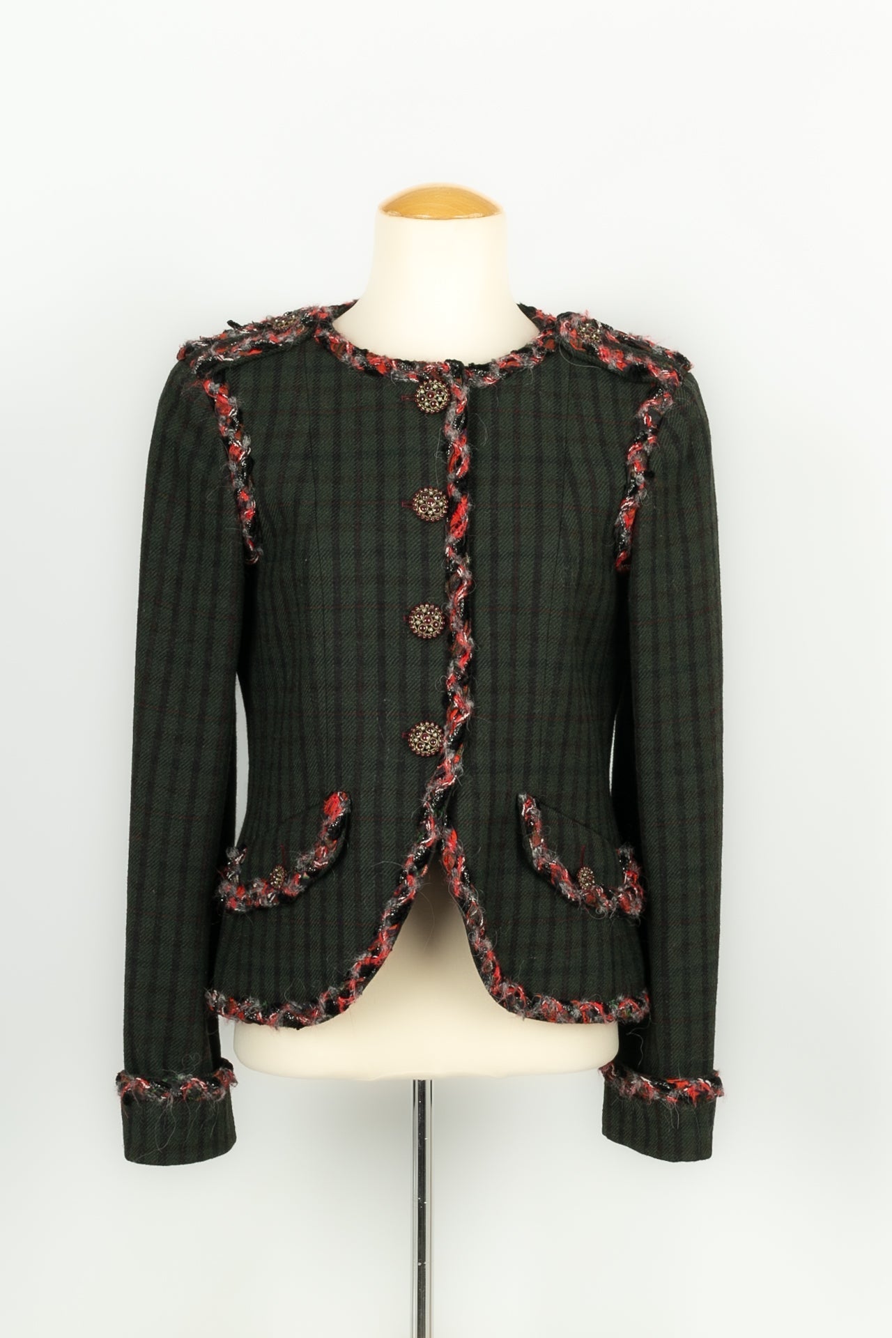 Veste en laine Chanel Paris-Edimbourg