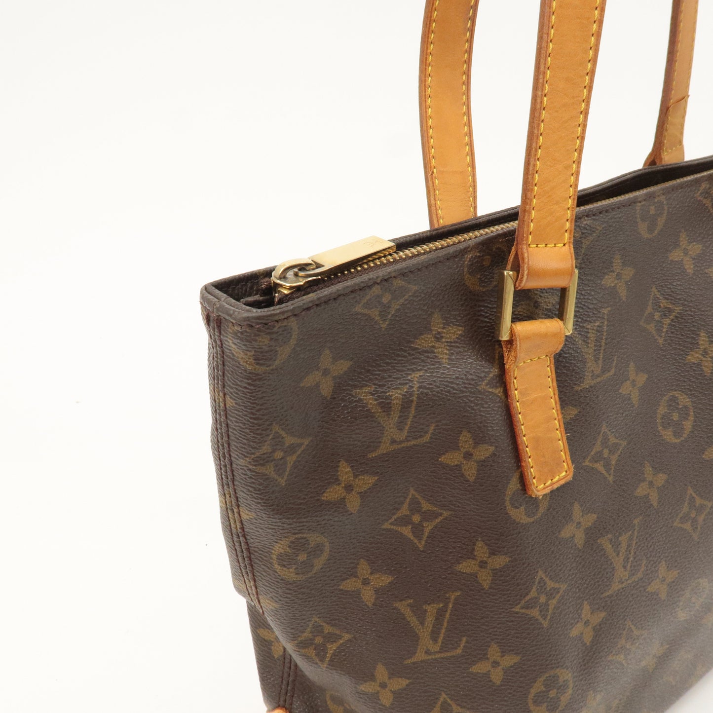 Louis Vuitton Monogram Cabas Piano Tote Bag Brown M51148