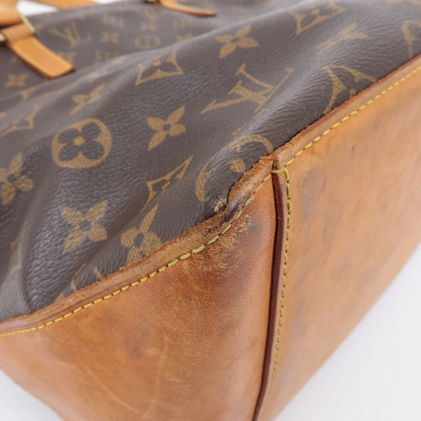 Louis Vuitton Monogram Cabas Mezzo Tote Bag Brown M51151