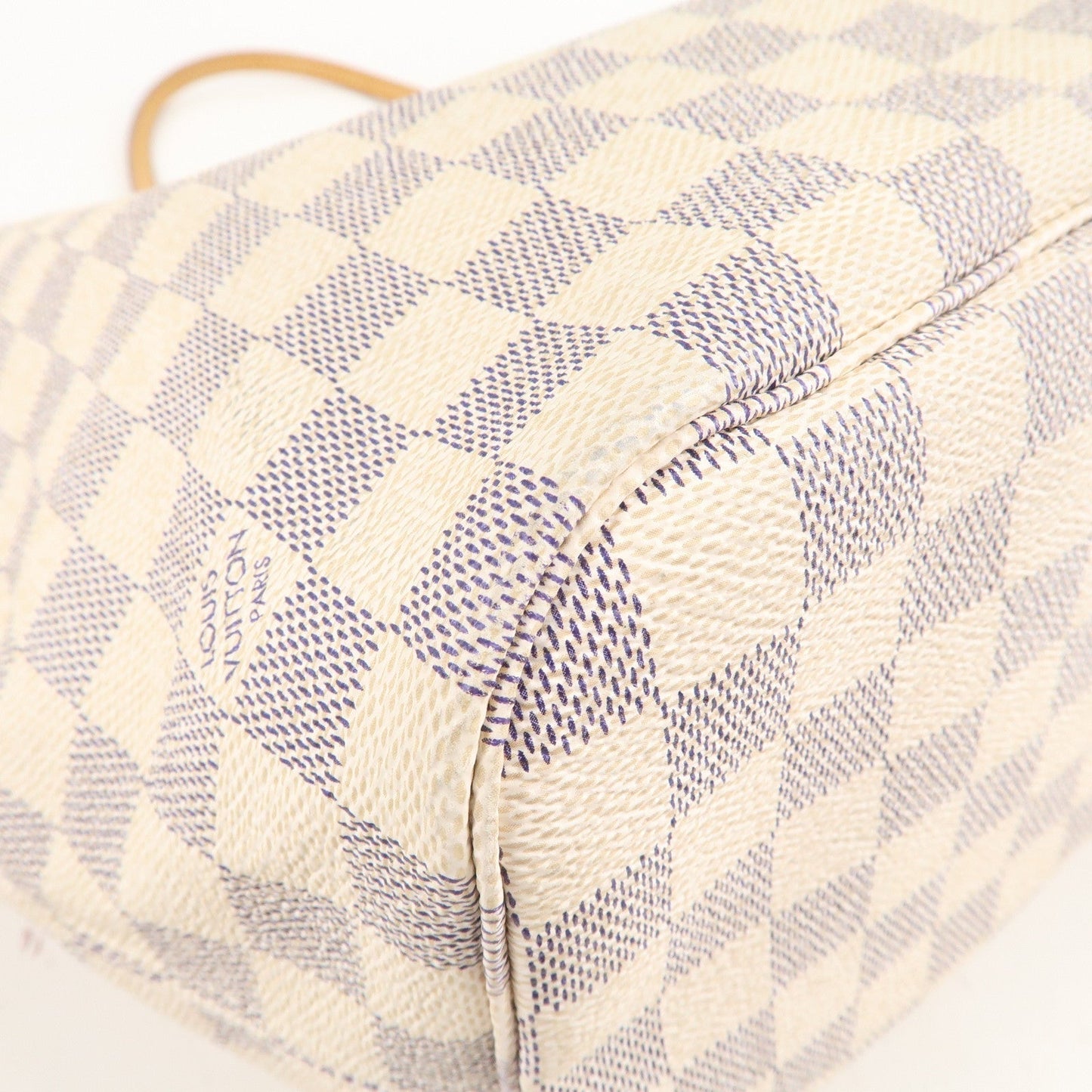 Louis Vuitton Damier Azur Neverfull MM Tote Bag N51107