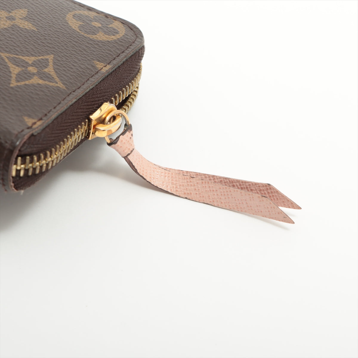 Louis Vuitton Monogram Wallet Clemence Rose Ballerine