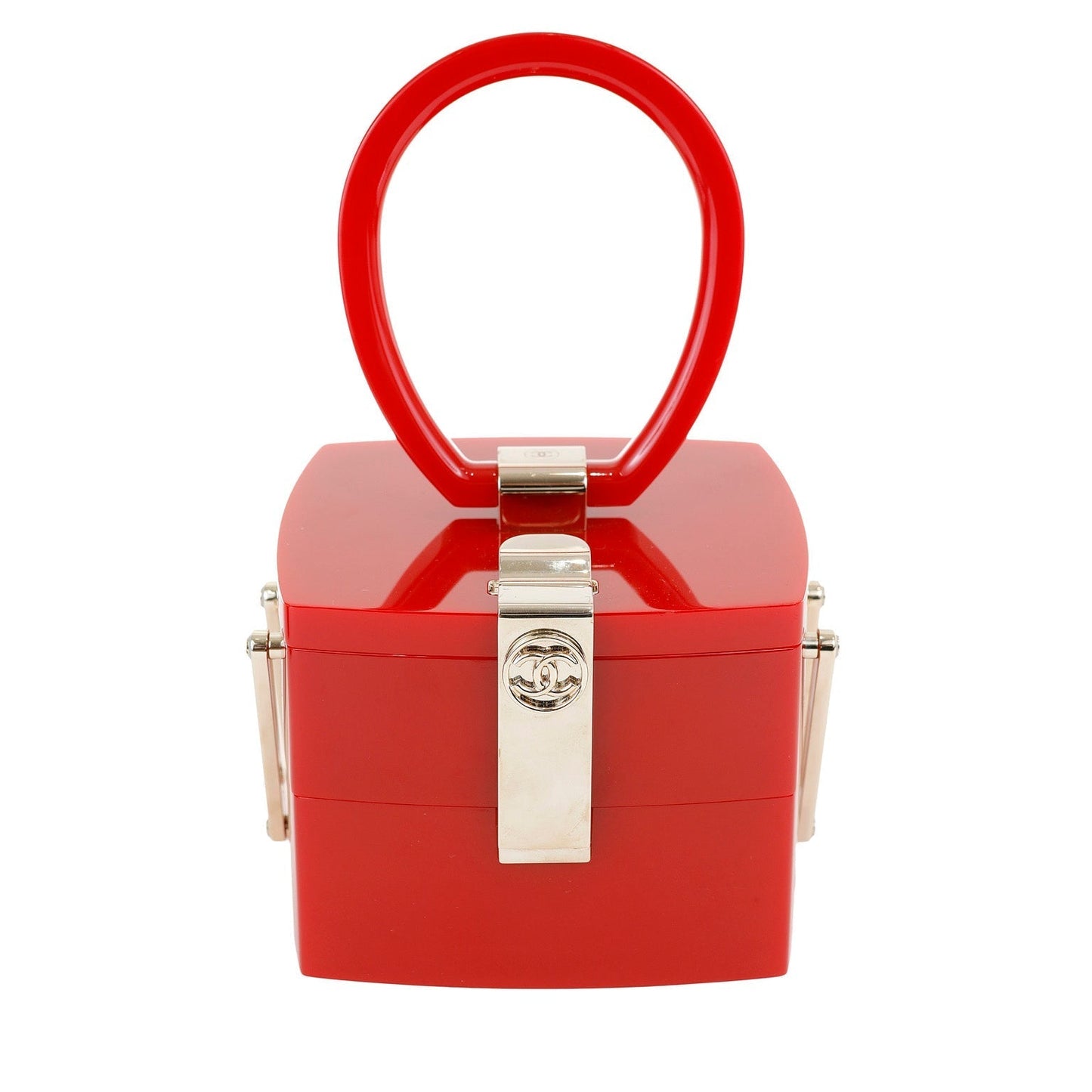 Chanel Red Lucite Devil Wears Prada Runway Bag