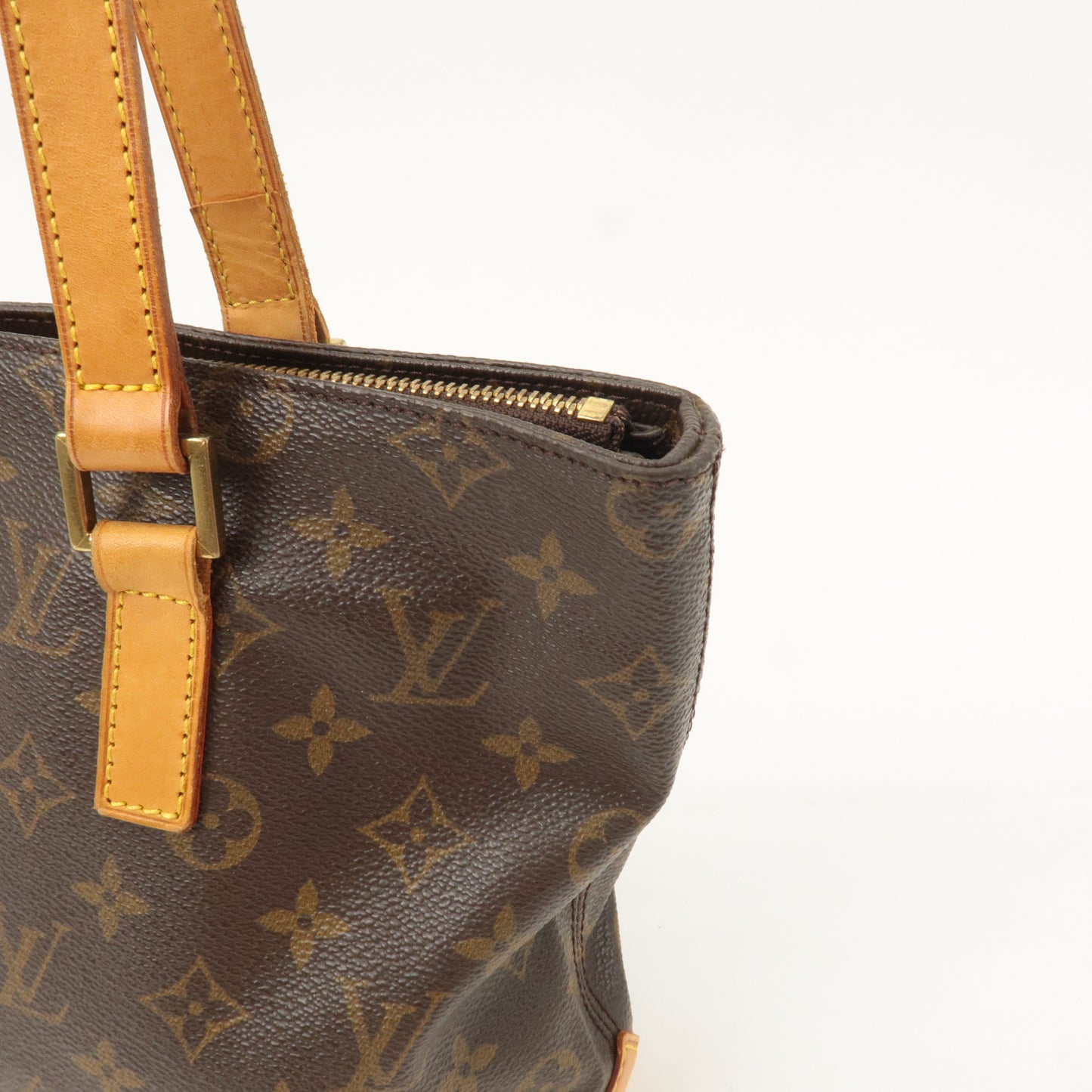 Louis Vuitton Monogram Cabas Piano Tote Bag Brown M51148