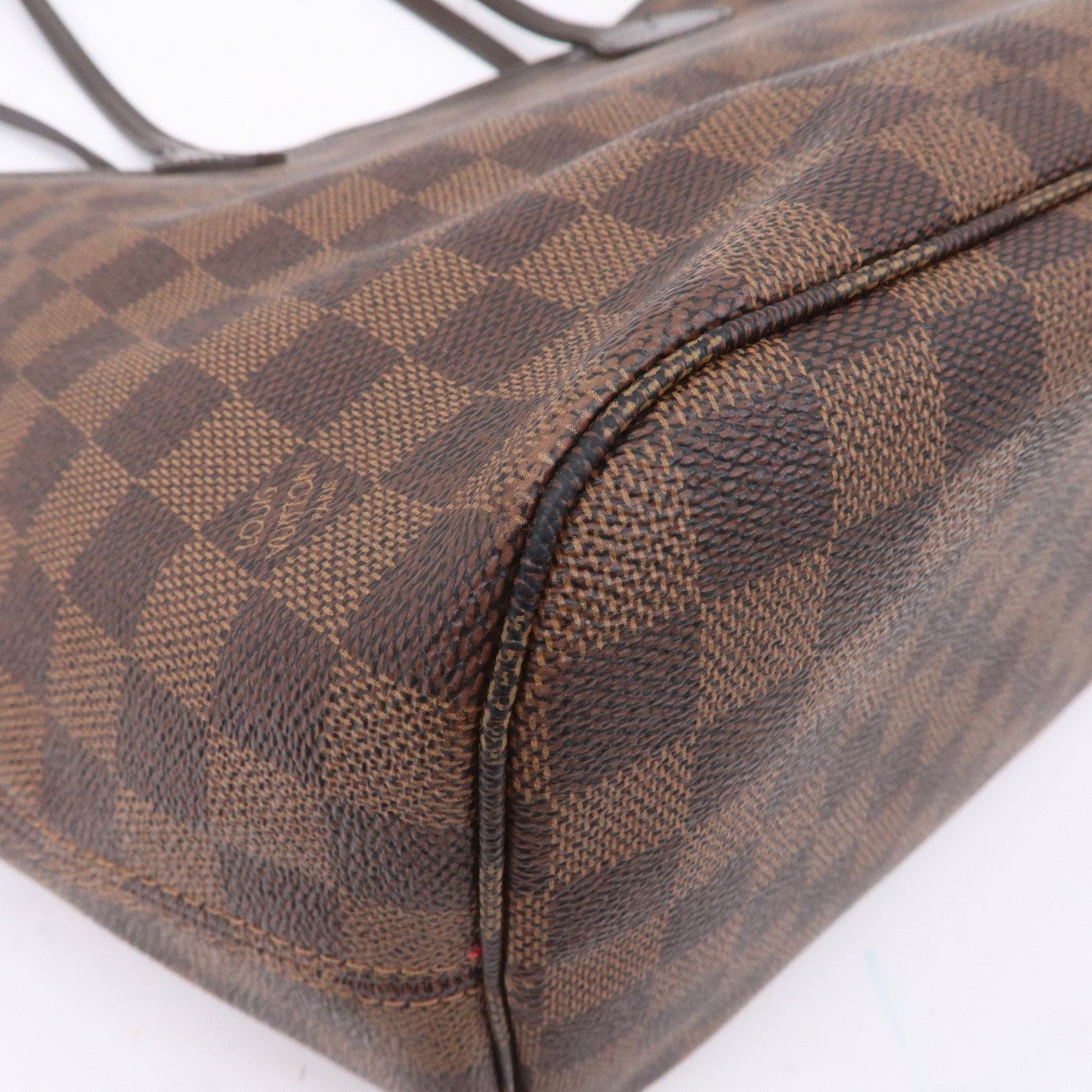 Louis Vuitton Damier Ebene Neverfull MM Tote Bag Brown N51105