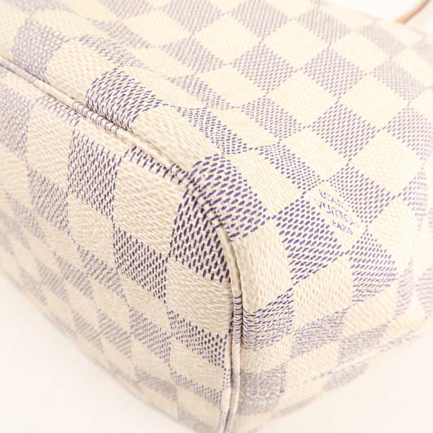 Louis Vuitton Damier Azur Neverfull MM Tote Bag N51107