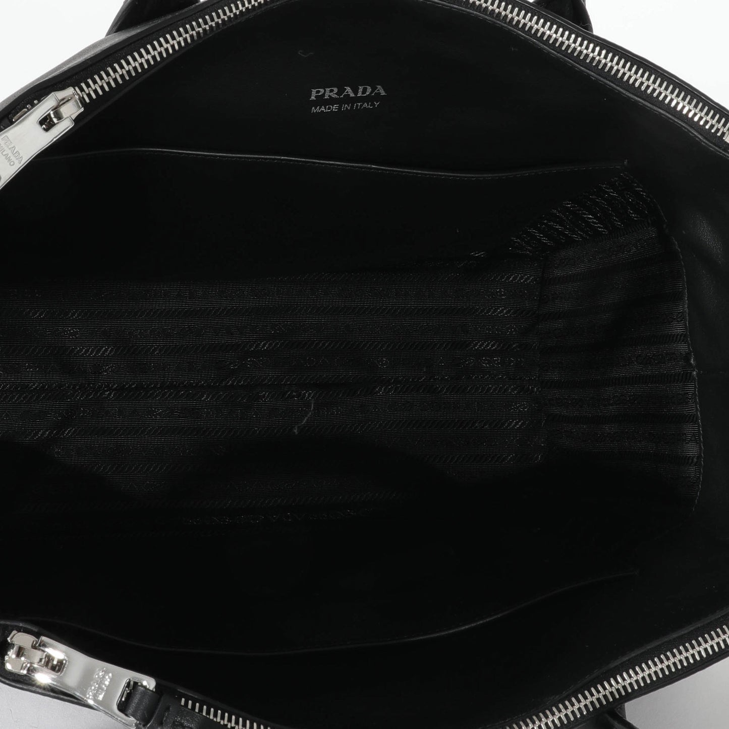 Prada Black Leather Grace Lux Concept Tote