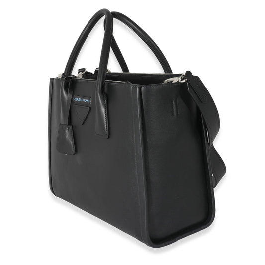 Prada Black Leather Grace Lux Concept Tote