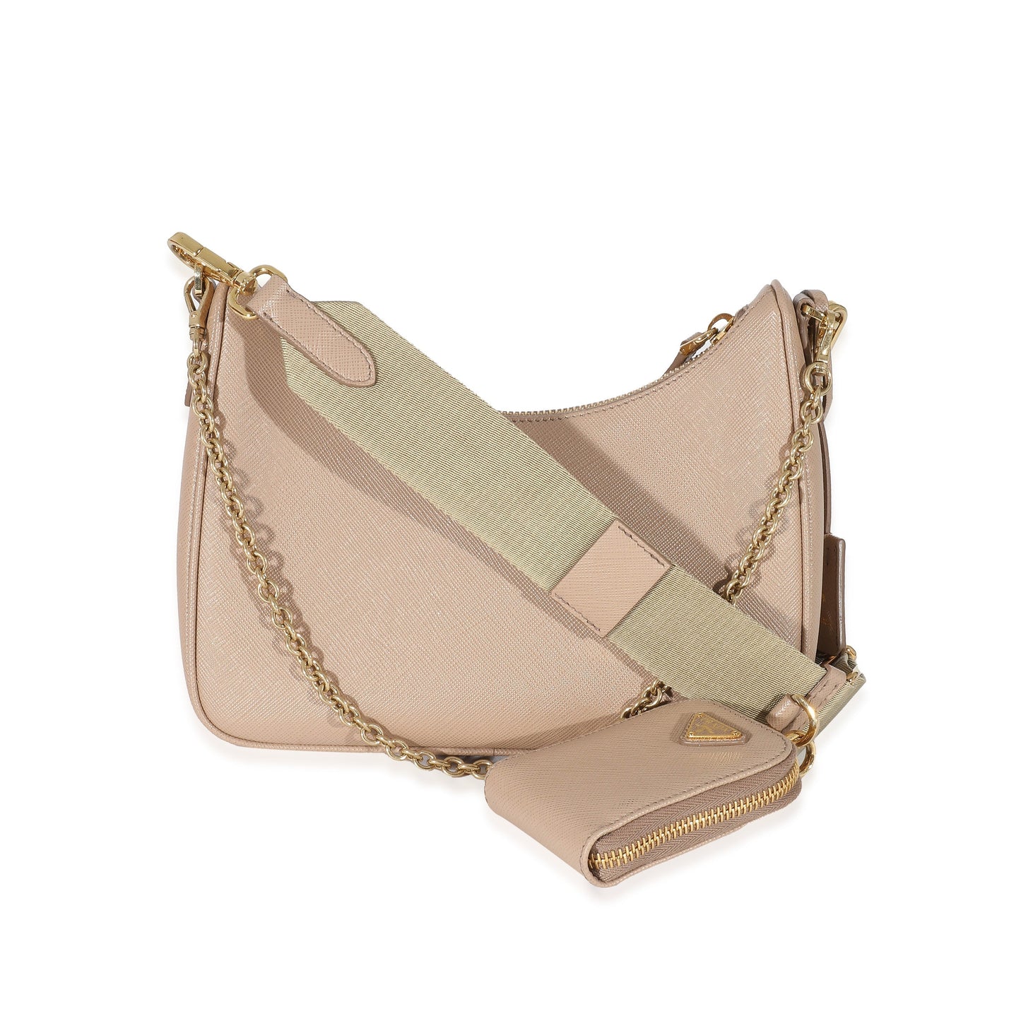 Prada Cameo Beige Saffiano Re-Edition 2005 Bag