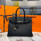 HM Birkin 30 Togo Black Bag For Women, Womenâ€™s Handbags 11.8in/30cm