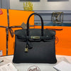 HM Birkin 30 Togo Black Bag For Women, Womenâ€™s Handbags 11.8in/30cm