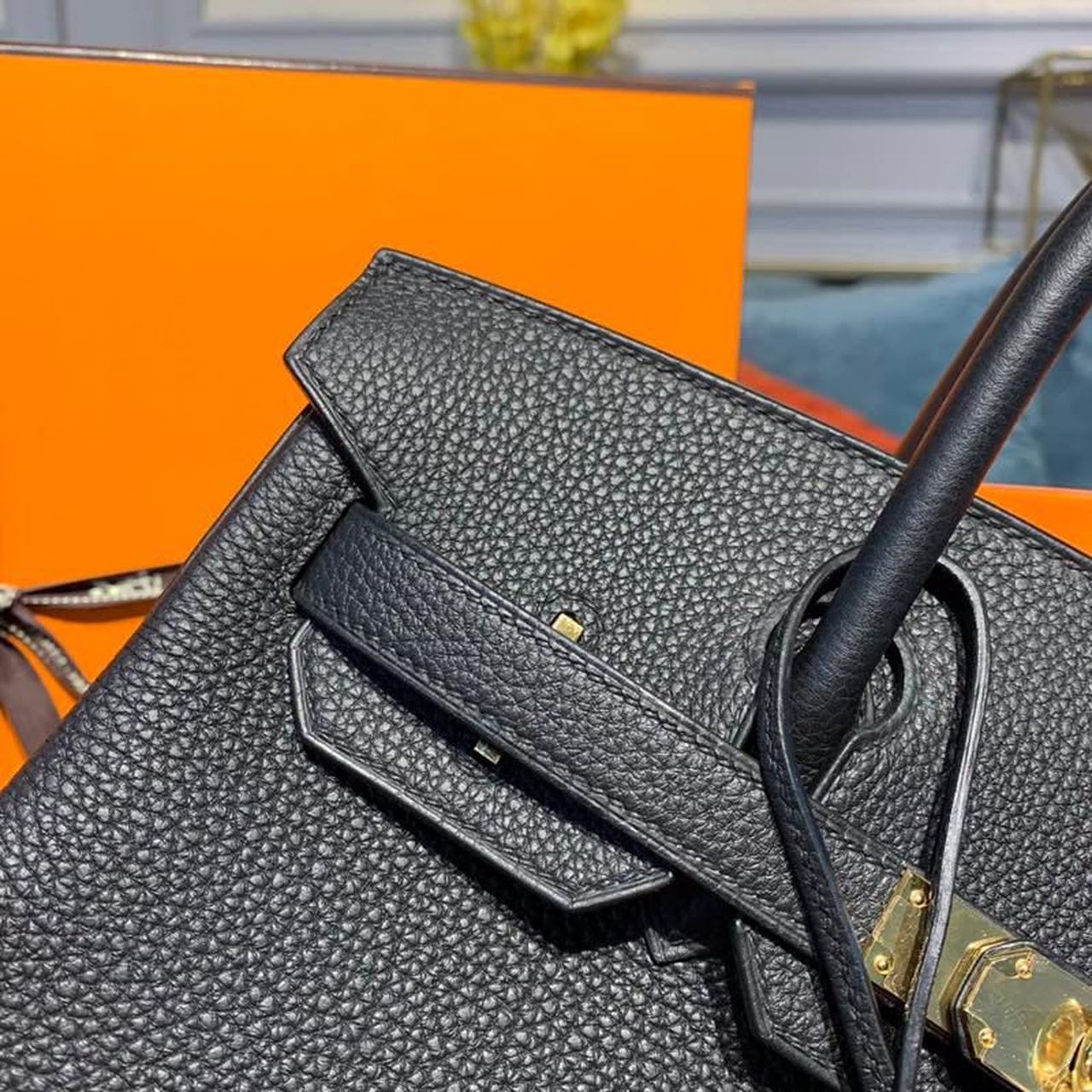 HM Birkin 30 Togo Black Bag For Women, Womenâ€™s Handbags 11.8in/30cm