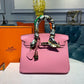 HM Birkin Pink Semi Handstitched With Gold Toned Hardware For Women 30cm/11.8in