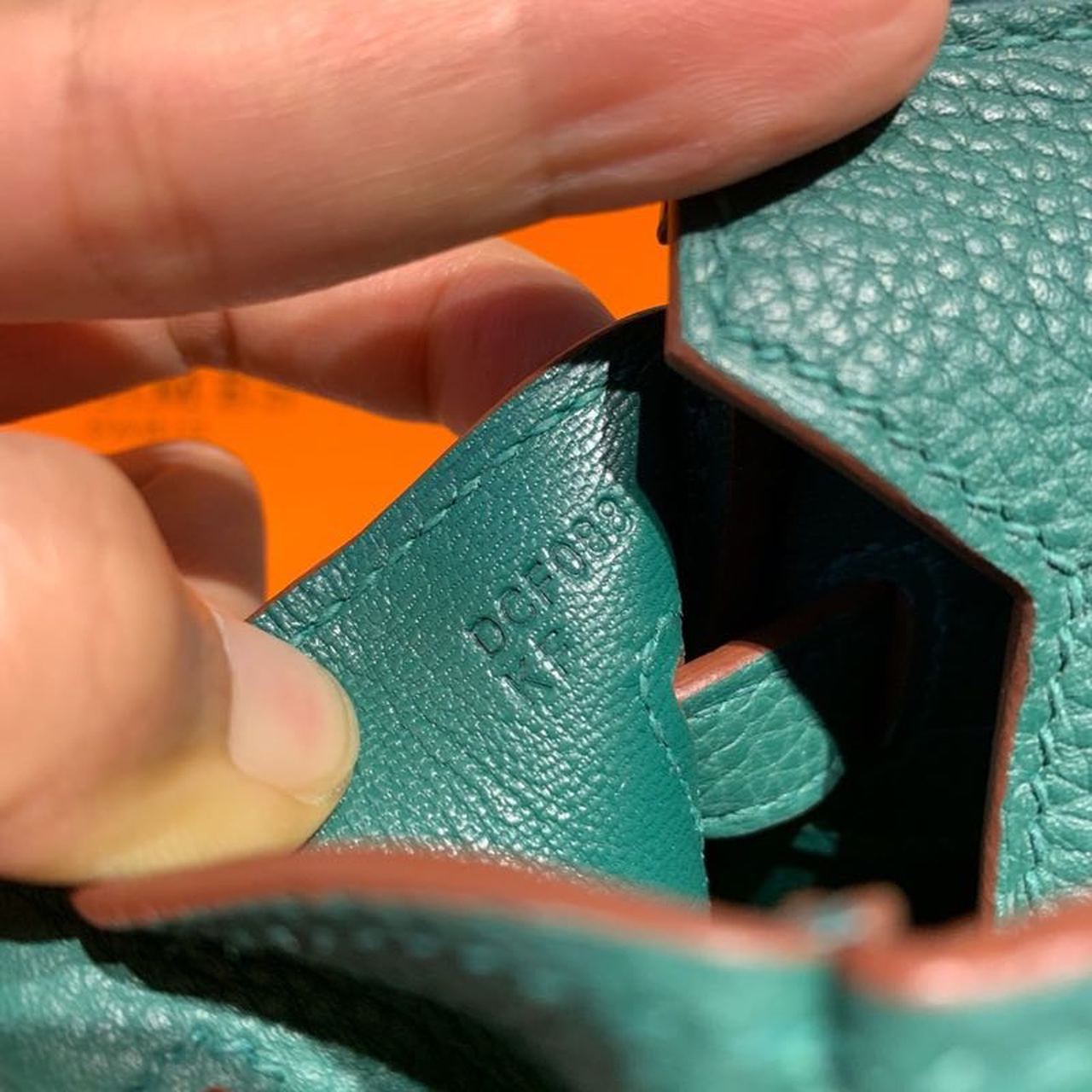 HM Birkin Green Semi Handstitched With Gold Toned Hardware For Women 30cm/11.8in