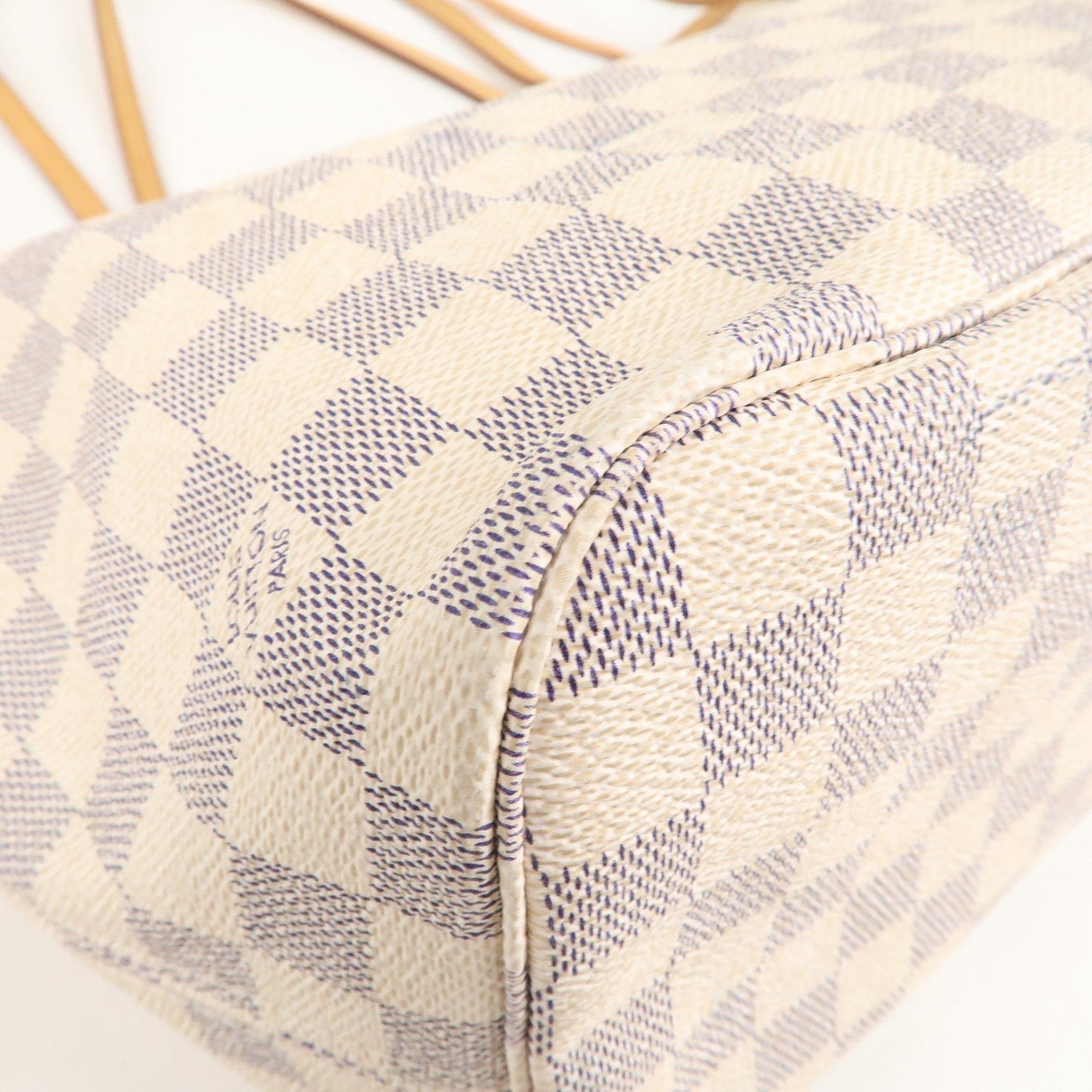 Louis Vuitton Damier Azur Neverfull MM Tote Bag N51107