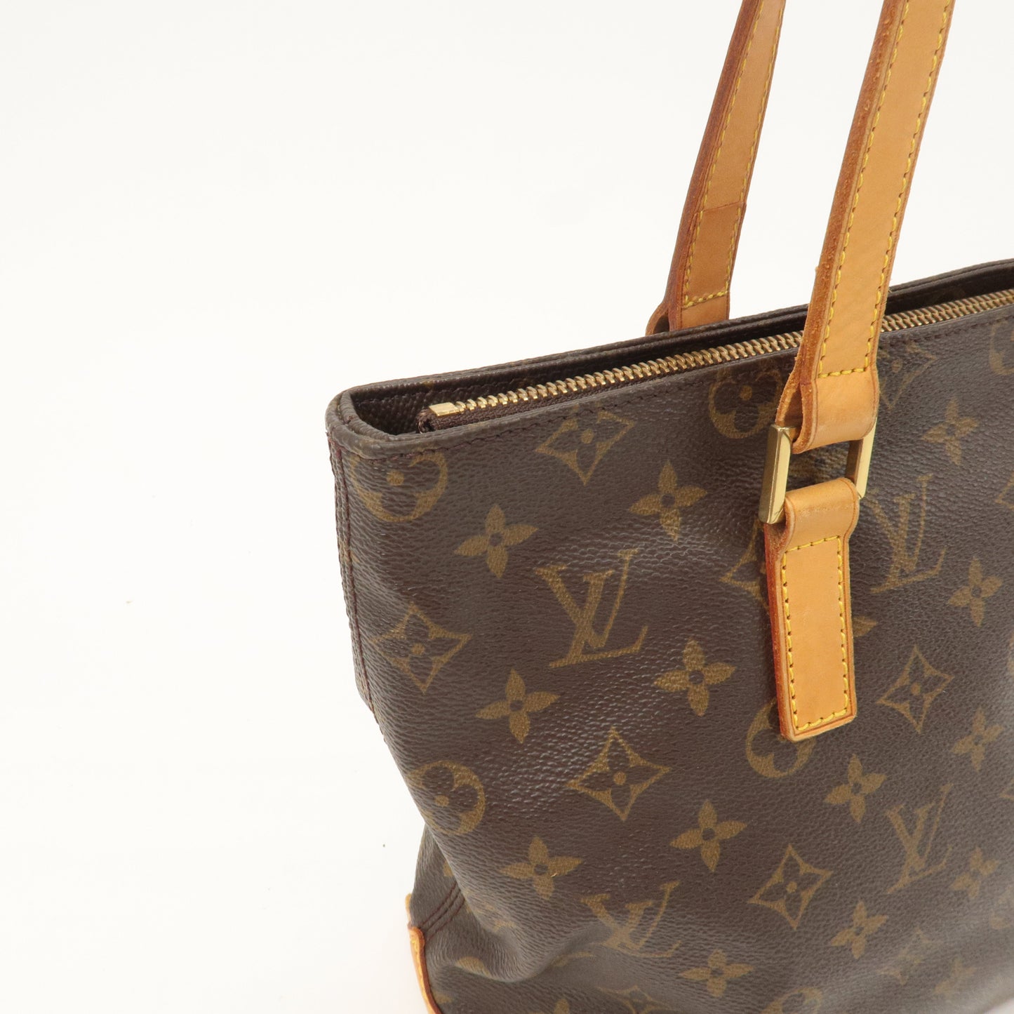 Louis Vuitton Monogram Cabas Piano Tote Bag Brown M51148