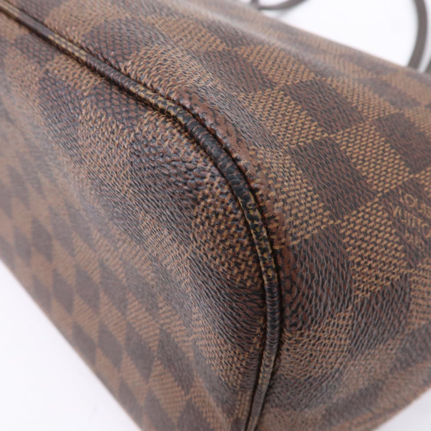 Louis Vuitton Damier Ebene Neverfull MM Tote Bag Brown N51105