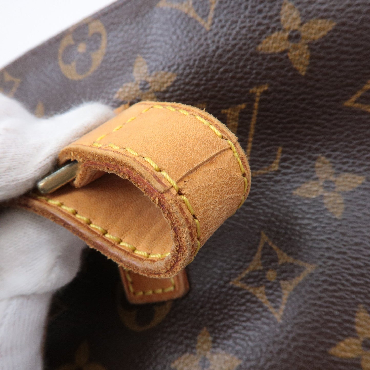 Louis Vuitton Monogram Cabas Mezzo Tote Bag Brown M51151