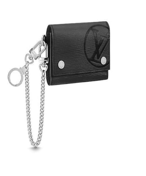 Louis Vuitton Rivets Chain Wallet Epi Leather