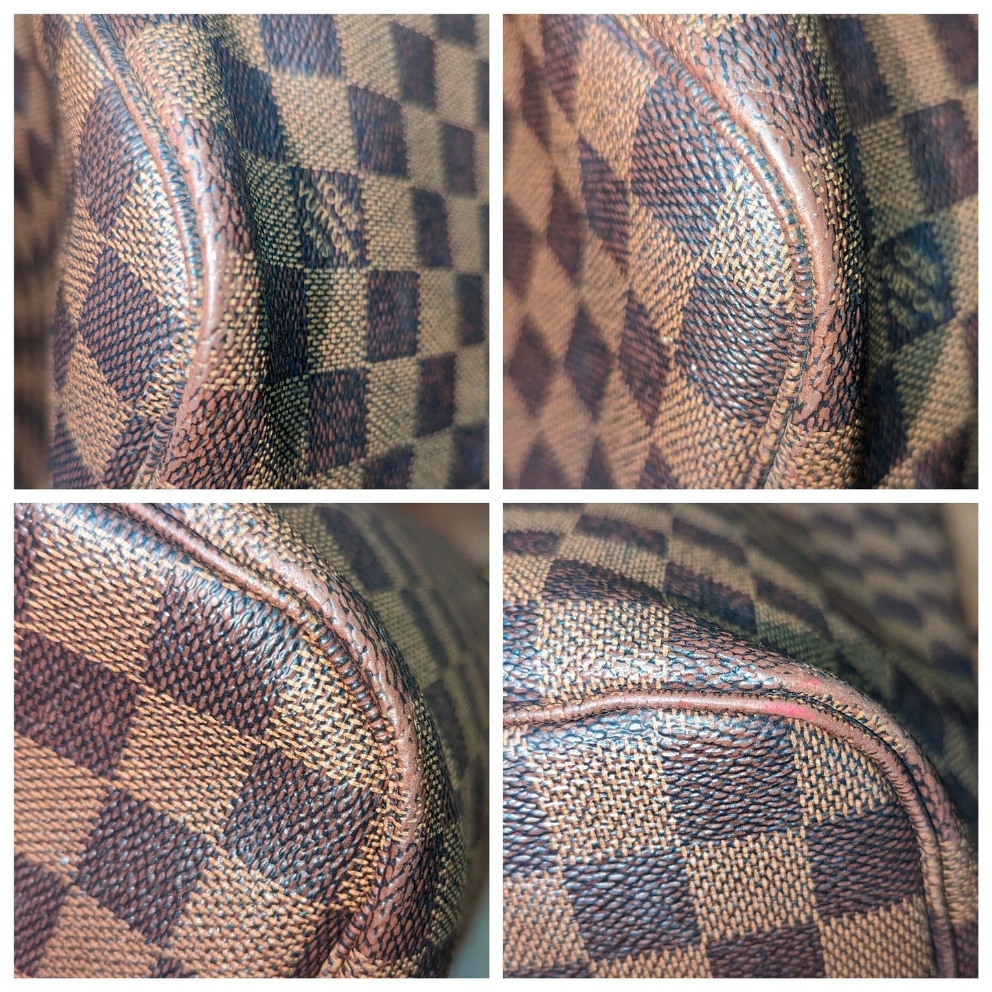 Louis Vuitton 2012 Neverfull Damier Ebene MM Tote