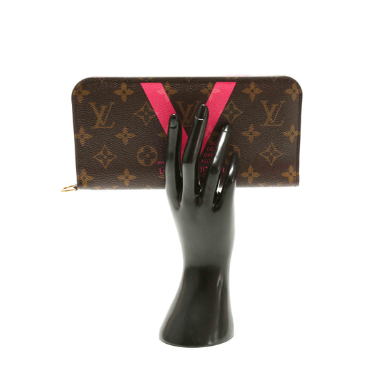 LOUIS VUITTON Insolite Wallet Monogram/Fuchsia