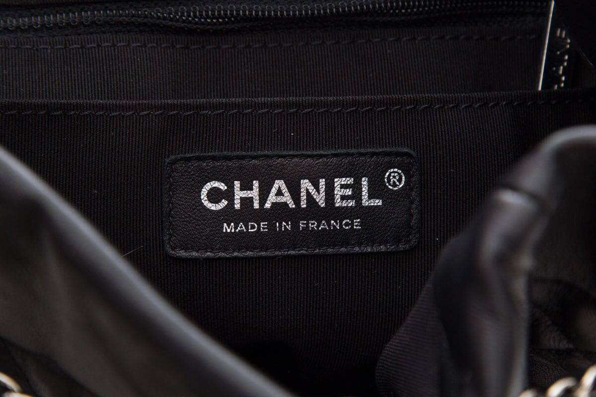 Chanel 2019 Small Black Chain Bucket Bag