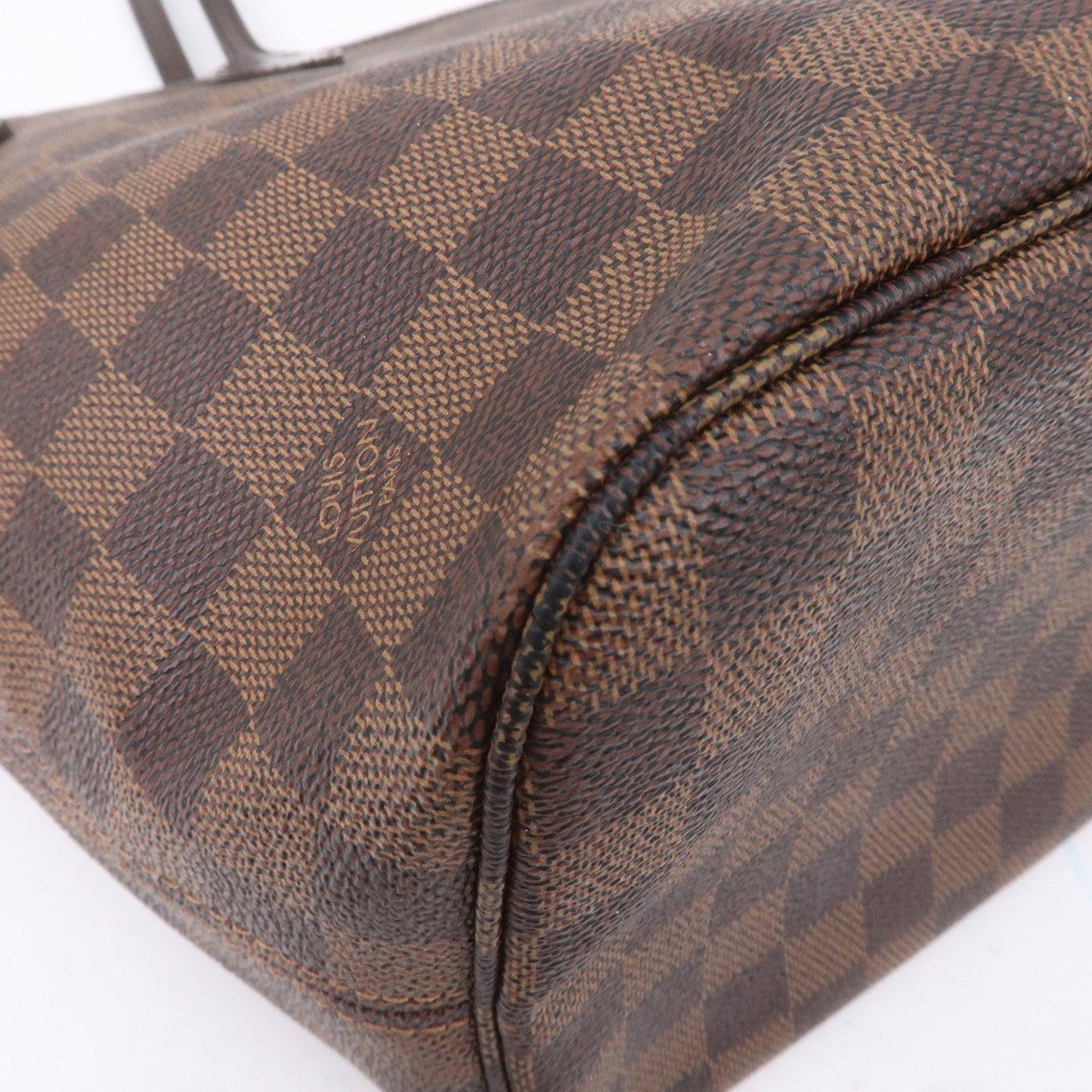 Louis Vuitton Damier Ebene Neverfull MM Tote Bag Brown N51105