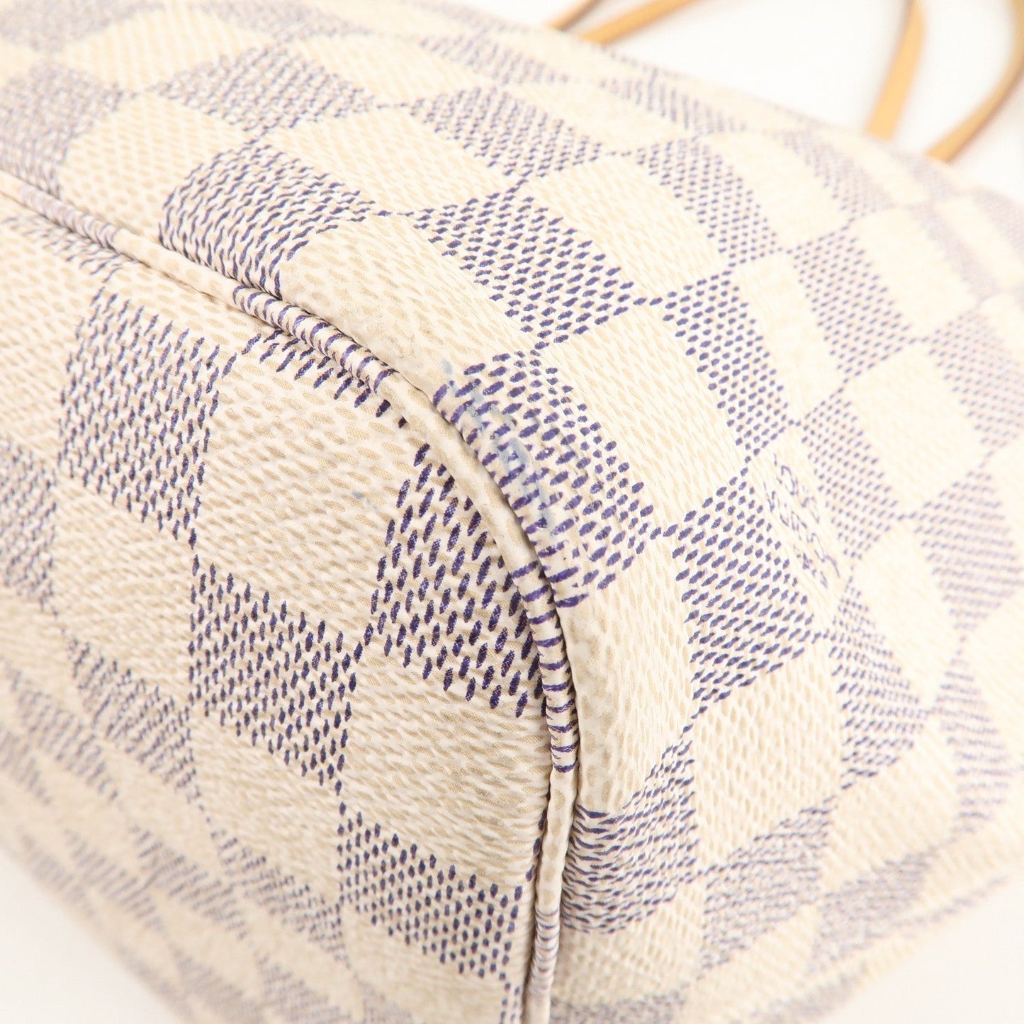 Louis Vuitton Damier Azur Neverfull MM Tote Bag N51107