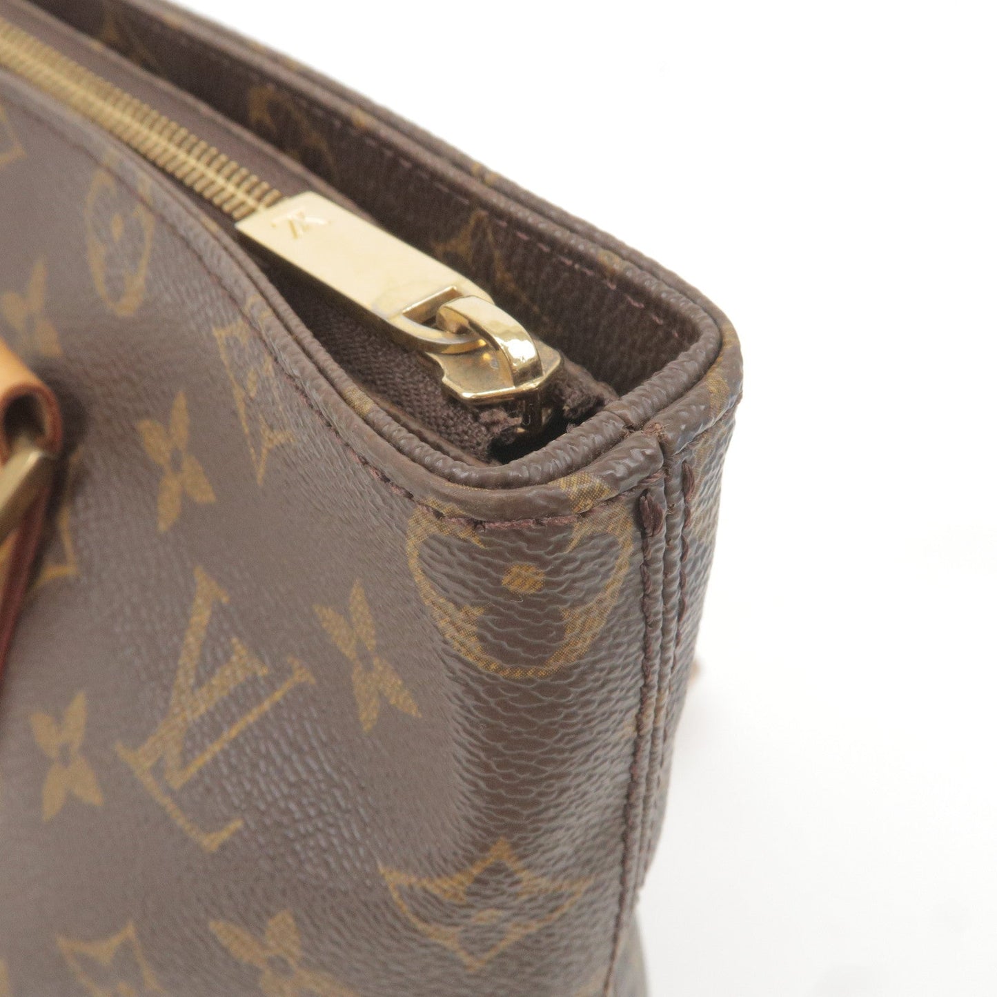 Louis Vuitton Monogram Cabas Piano Tote Bag Brown M51148