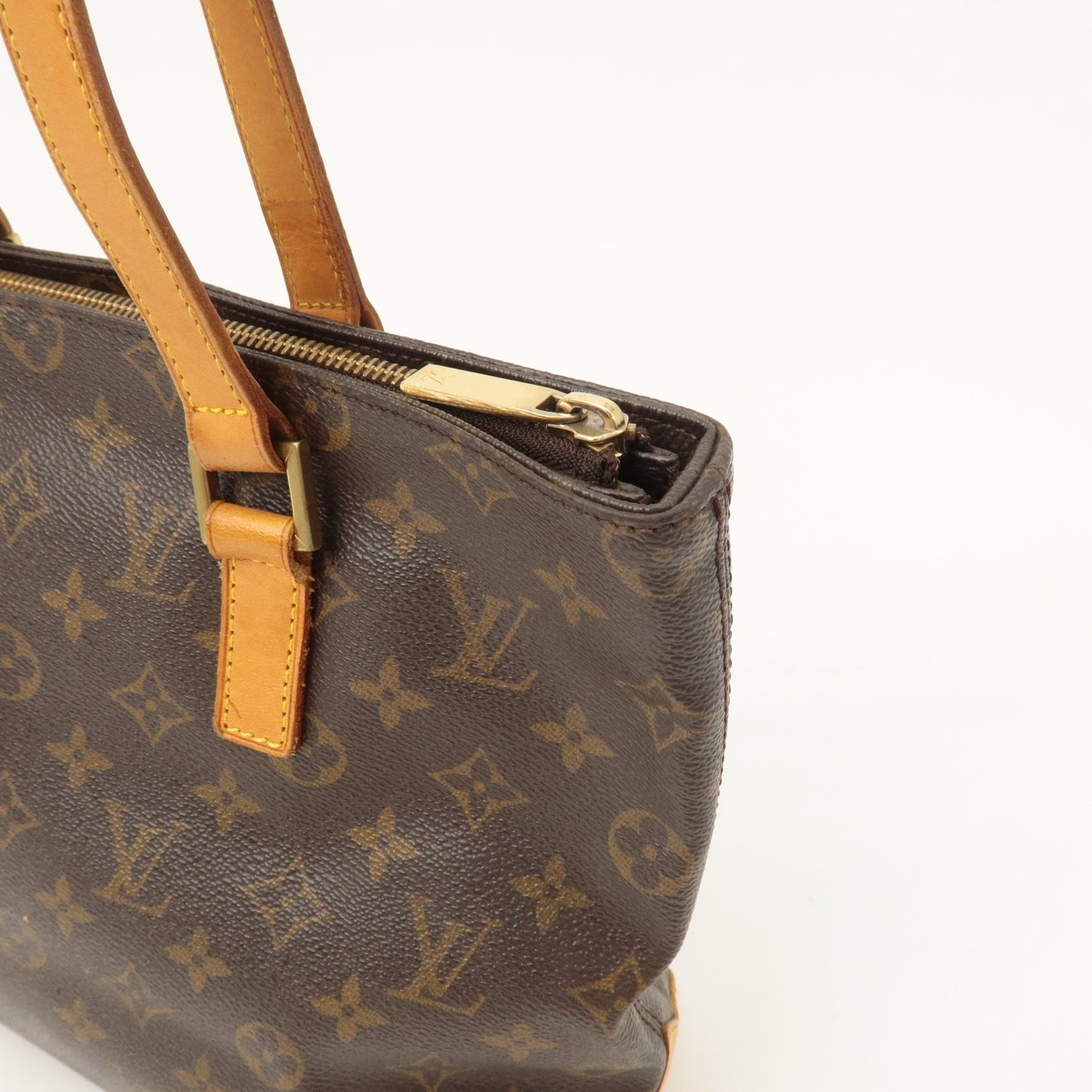 Louis Vuitton Monogram Cabas Piano Tote Bag Brown M51148