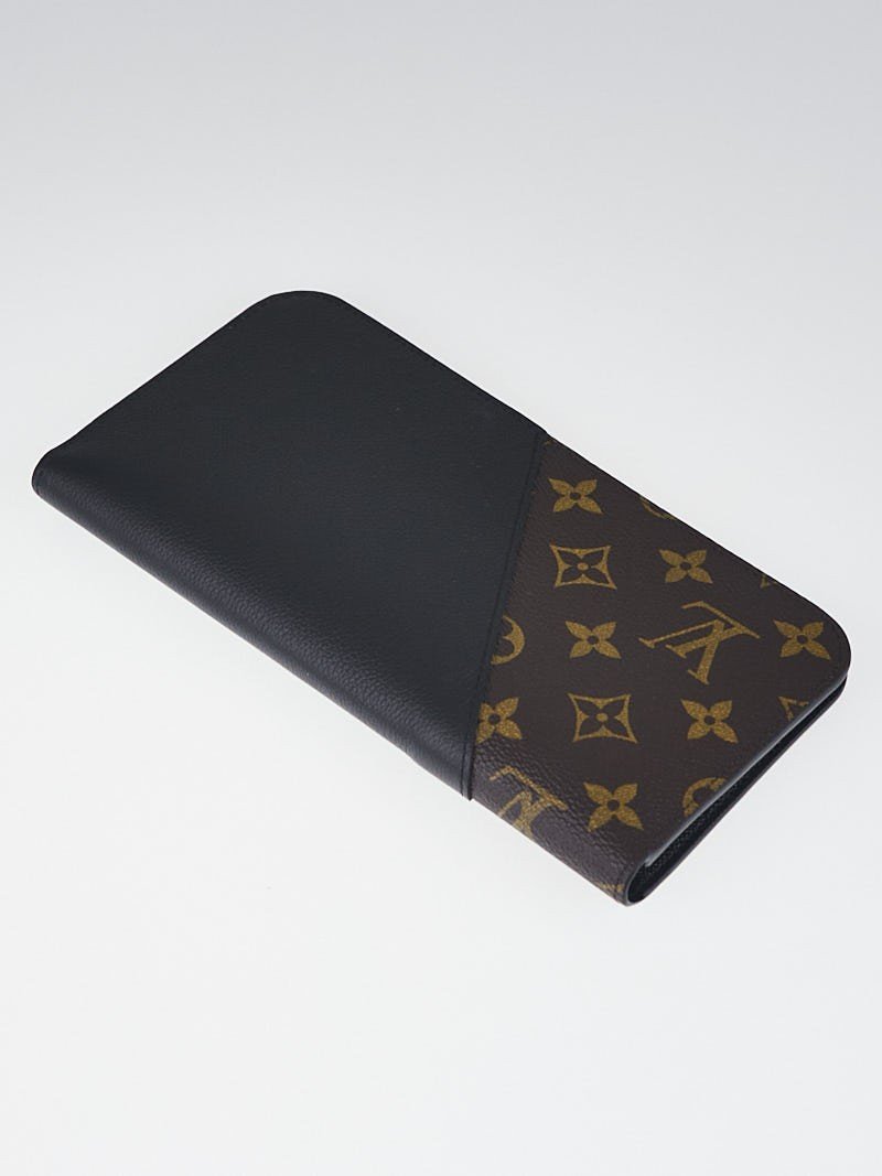 Louis Vuitton Monogram Canvas And Leather Kimono Wallet Black