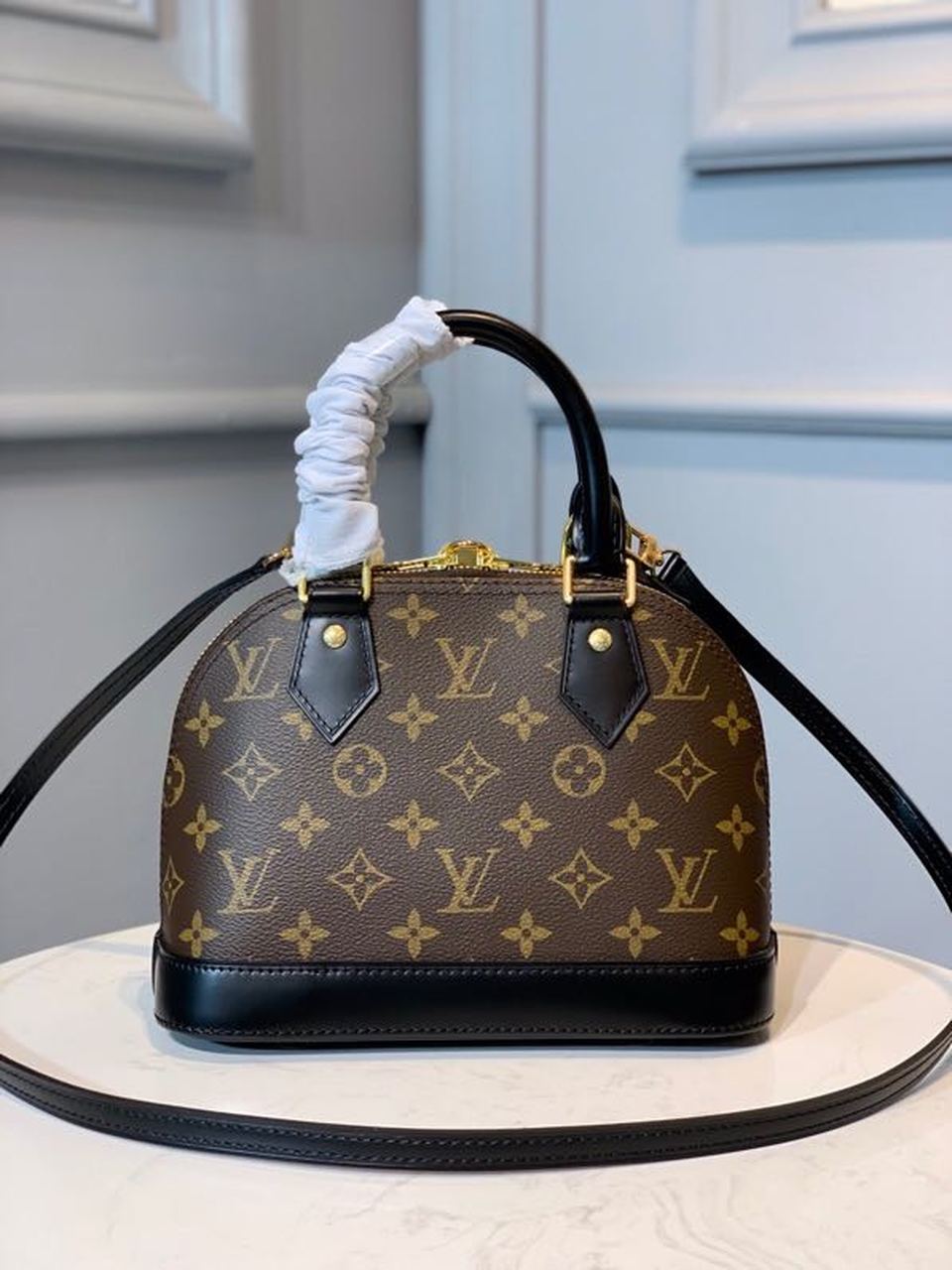 LV Alma BB Monogram Canvas For Women, Shoulder And Crossbody Bags 9.8in/24cm LV M53152