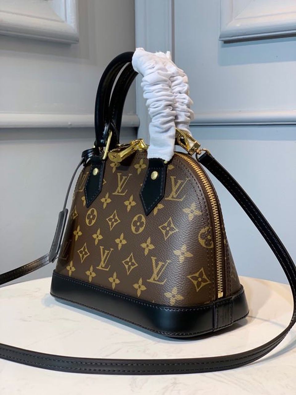 LV Alma BB Monogram Canvas For Women, Shoulder And Crossbody Bags 9.8in/24cm LV M53152
