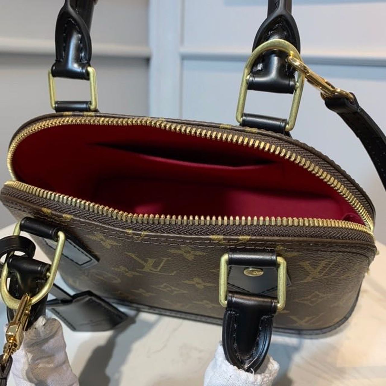 LV Alma BB Monogram Canvas For Women, Shoulder And Crossbody Bags 9.8in/24cm LV M53152