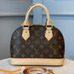 LV Alma BB Monogram Canvas Beige For Women, Shoulder And Crossbody Bags 9.2in/23.5cm LV M53152
