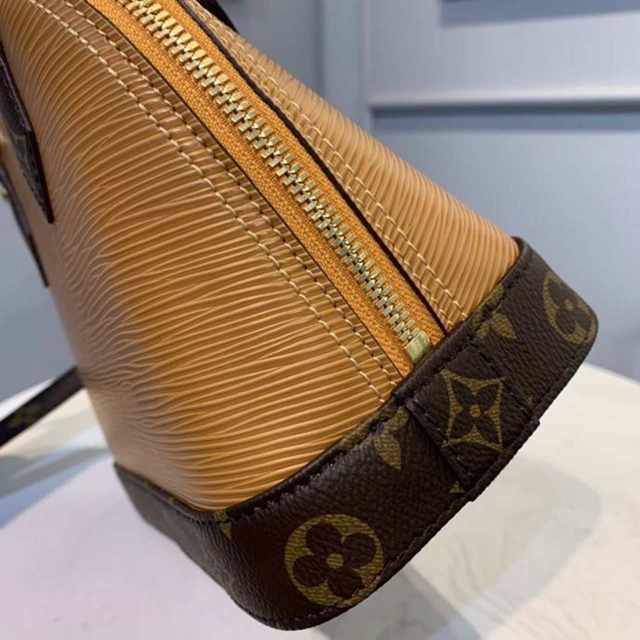 LV Alma BB Epi/Monogram Canvas Caramel For Women, Womenâ€™s Handbags, Shoulder And Crossbody Bags 9.8in/25cm LV