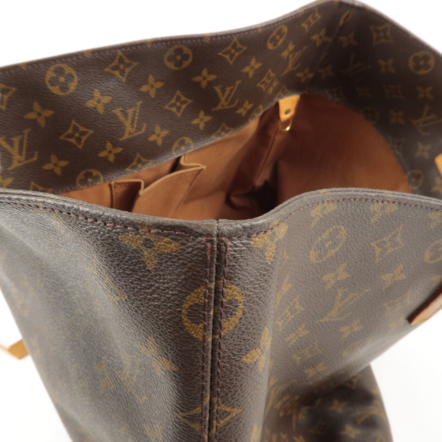 Louis Vuitton Monogram Cabas Alto Tote Bag Brown M51152