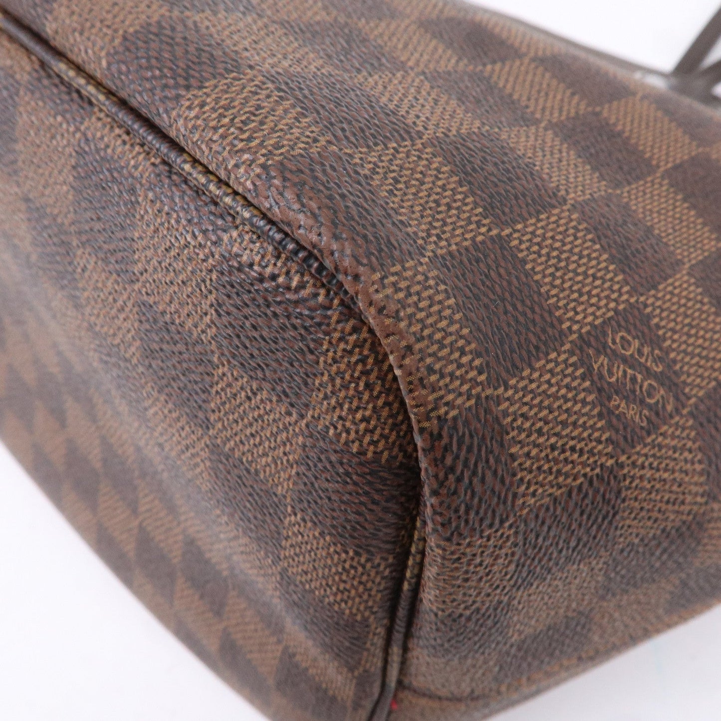 Louis Vuitton Damier Ebene Neverfull MM Tote Bag Brown N51105