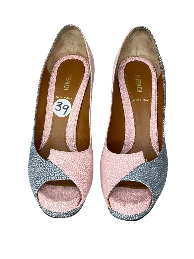 Fendi Stingray Peep Pump |US8.5|IT39|