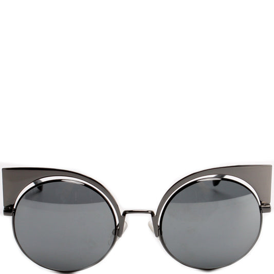 Fendi0177 Round Cat Eye Sunglasses