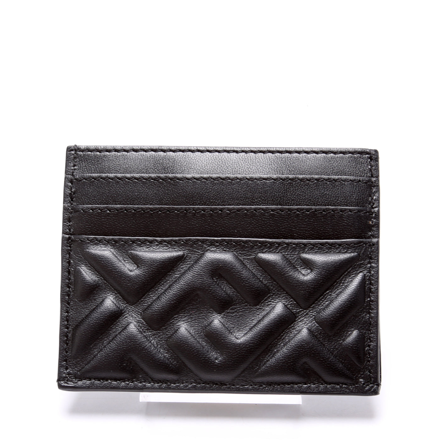 Fendi Leather Baguette Card Holder